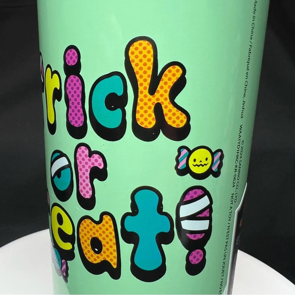 Sanrio Hello Kitty Halloween Jack O Lantern Mint Green Trick Or Treat Tumbler - Picture 10 of 12